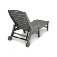 thumbnail image 3 of POLYWOOD&reg; Nautical Stackable Wheeled Chaise with Arms, 3 of 4