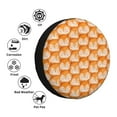 thumbnail image 4 of Sikiie Cute Fox Faces Pattern PVC Leather Spare Tire Wheel Cover Spare Tire Cover, for Car Truck SUV Camper Trailer Universal Fit(14-17in)-17 inch, 4 of 6