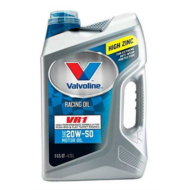 Valvoline 881172 5 qt. VR1 Racing 20W50 Motor Oil