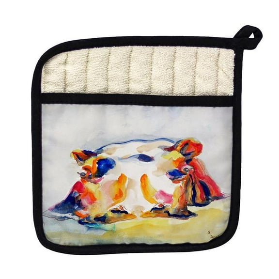 Betsy Drake PT157 Hippo Pot Holder