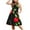 Black A4, variant on Hrsba Kids Summer Dress,Casual Sleeveless Dress for Girls,2-12 Years Girls' Summer Casual Sleeveless Round Neck Button With Pockets Dress