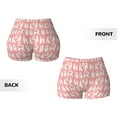 thumbnail image 4 of KLL Cute Poodle Dog Pattern Workout Shorts for Women Scrunch Short Gym Yoga Running Sport Active Exercise Fitness Shorts, 4 of 8