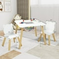 thumbnail image 7 of JOYMOR Kids Table and 2 Chairs Set with Storage & Removable Tabletop, Panda Ear Chairs, 3-in-1 Kids ActivityTable for Craft, Playroom Toddler Table and Chair Set for Kids 2-5, 7 of 7