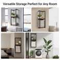 thumbnail image 7 of 2 Pcs Towel Racks for Bathroom, 2 Tier Wall-Mounted Towel Holder, Space-Saving Organizer Rack for Household, Bathroom, and Bedroom, 7 of 7