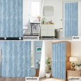 thumbnail image 5 of Shower Curtain Bathroom Set Abstract Branches Sky Blue Waterproof Fabric Shower Curtains with Grommets&Hooks, Modern Minimalist Art Privacy Bath Curtain for Bathtub 60x72in, 5 of 9