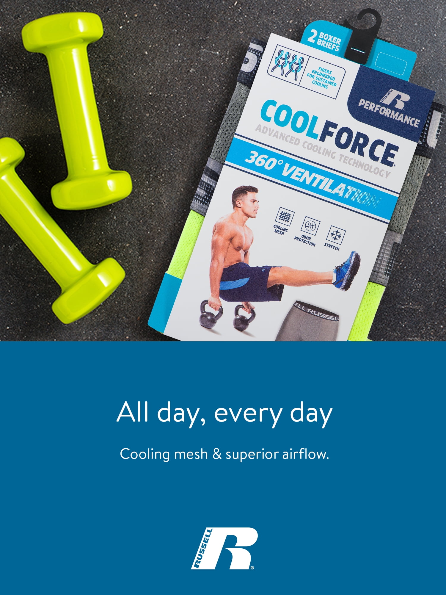 russell coolforce performance 360 ventilation