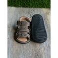 thumbnail image 2 of Baby/Toddler Boys Stitch Detail Hook-and-loop Fastener Breathable Sandals (kha, i2), 2 of 5