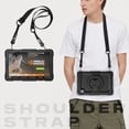 thumbnail image 7 of Case for Lenovo Tab K10 10.3 inch/M10 FHD Plus 2020 2nd Gen, 360 Rotating Stand Handle Pencil Holder Shoulder Strap Heavy Duty Shockproof Cover, Black, 7 of 7