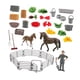 thumbnail image 4 of Set de juego de caballo y jinete, set de caballos de juguete, animales de granja, juguetes de establo para niños de 3 años en adelante. 10208, 4 of 9
