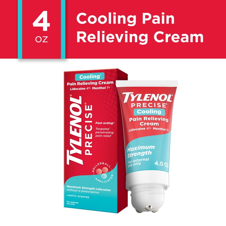 Tylenol Precise Cooling Pain Relief Cream, Lidocaine photo 2