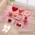 thumbnail image 5 of Valentine's Day Non-Slip Polyester Chair Mat - Machine Washable Door Mats and Rugs, 5 of 6