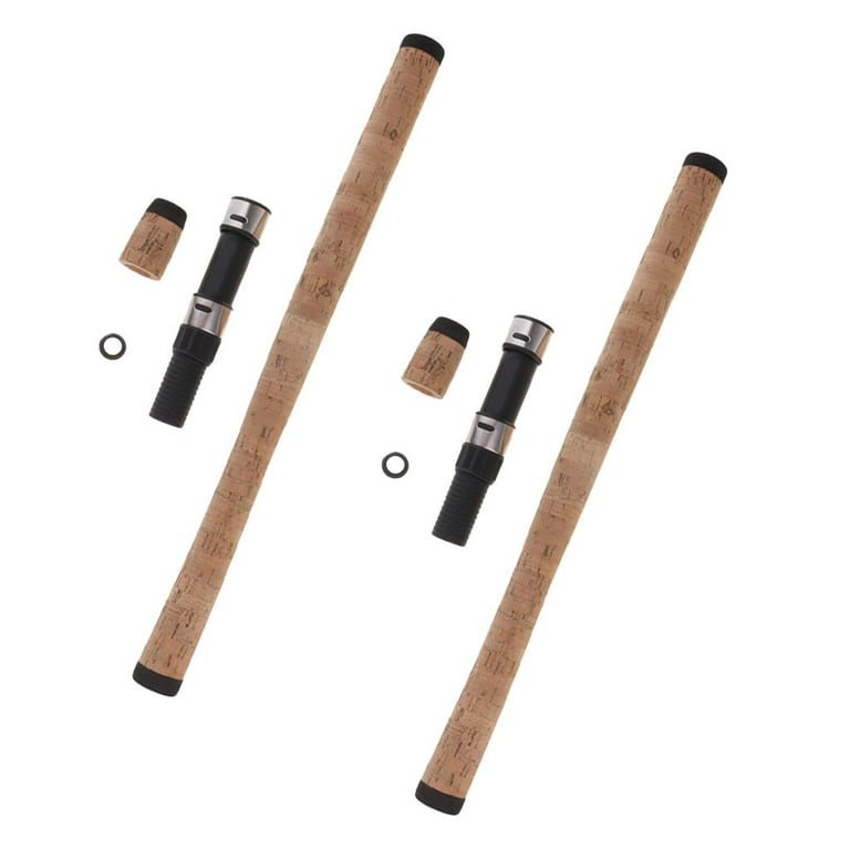 2 Set Replacement Long Handle Soft Rod Cork Grip Fishing Rod