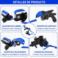 thumbnail image 3 of Palancas De Embrague Y Freno Universales 22mm Aluminio AZUL/BLANCO, 3 of 5