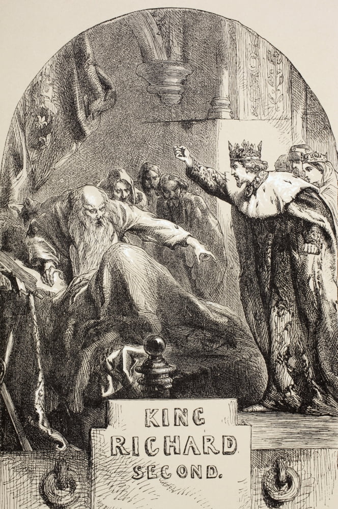 Illustration By Sir John Gilbert For King Richard The Second By William Shakespeare From The Illustrated Library Shakspeare Published London 1890 From The Illustrated Library Shakspeare Published Lond