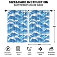 thumbnail image 2 of Funny Window Curtains for Kids Room - 42Wx63H Inch 2 Panels, Rod Pocket Colorful Cartoon Whale Patterns for Boys Bedroom Decor Preschool Classroom Curtains Playroom Living Room Window Drapes, 2 of 5