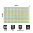 thumbnail image 5 of Colorful Grid Checkered Pattern Door Rugs,Washable Non Slip Door Mats Indoor,Decorative Door Mats,Entry Mat Indoor for Entrance,Bedroom,Kitchen,Bathroom,20"x32", 5 of 6