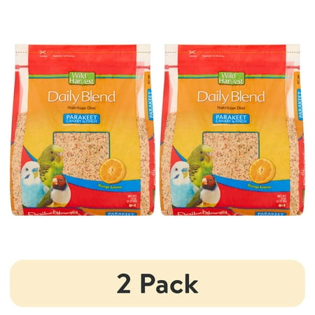 (2 pack) Wild Harvest Parakeet, Canary & Finch Daily Nutrition Blend, 5 lbs.