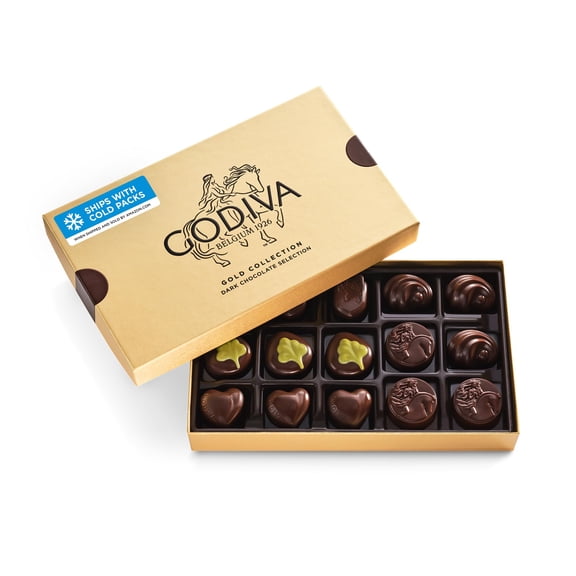 Caja de Regalo de Chocolate Godiva Gold Dark 15 Piezas Kosher