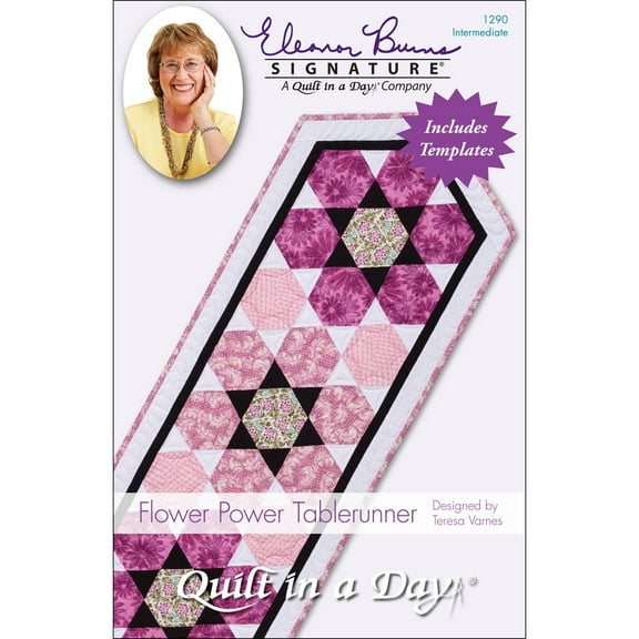 Flower Power Table Runner: Eleanor Burns Signature Quilt Pattern