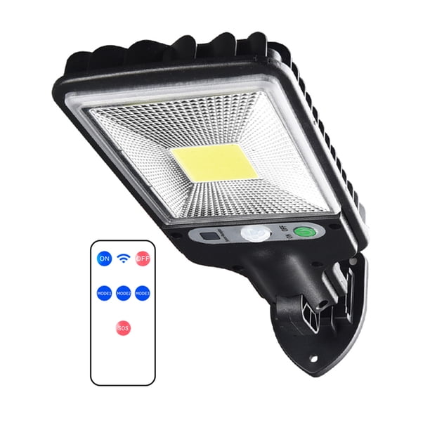 Luz de pared solar LED Lámpara con sensor de movimiento para exteriores Lámpara remota para jardín (30COB) Tmvgtek Iluminación del hogar multifuncional