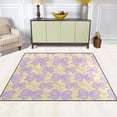 thumbnail image 5 of Ryvnso Bow Purple-h1 Area Rug Floor Mats Non-Slip Home Carpet 80 x 58 inch, 5 of 7