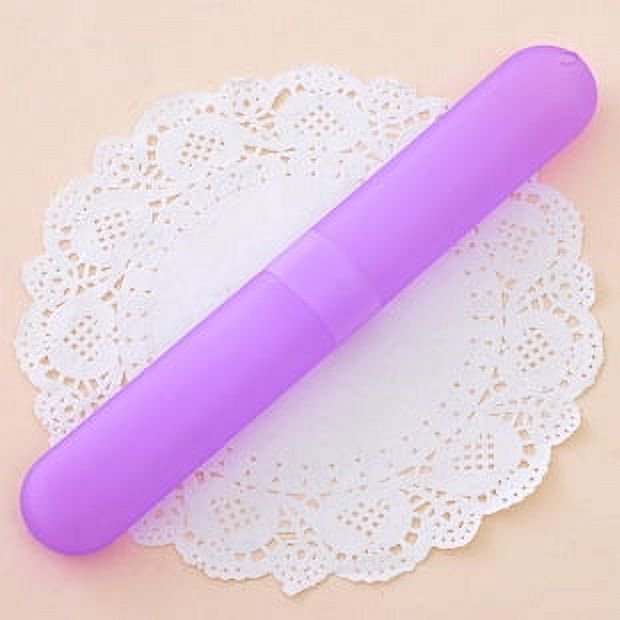 Estuche portátil para cepillos de dientes de viaje, funda para cepillos de dientes, tubo de cepillo de dientes transpirable, caja protectora para vasos de cepillos de dientes