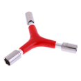 thumbnail image 1 of Llave hexagonal de 3 vías llave de tubo llave universal herramientas de mano herramienta de reparación Cola Llave hexagonal para bicicleta, 1 of 5