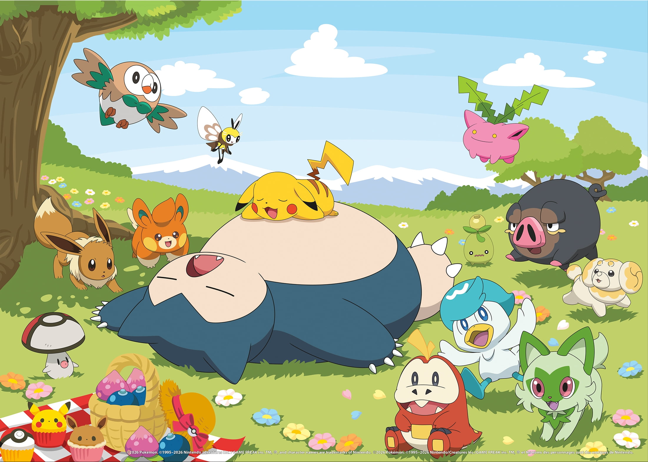 Buffalo Games Blooming Pokemon 4x1 KIDS Multipack 268-Piece Interlocking Jigsaw Puzzle for Adults Ages 4+