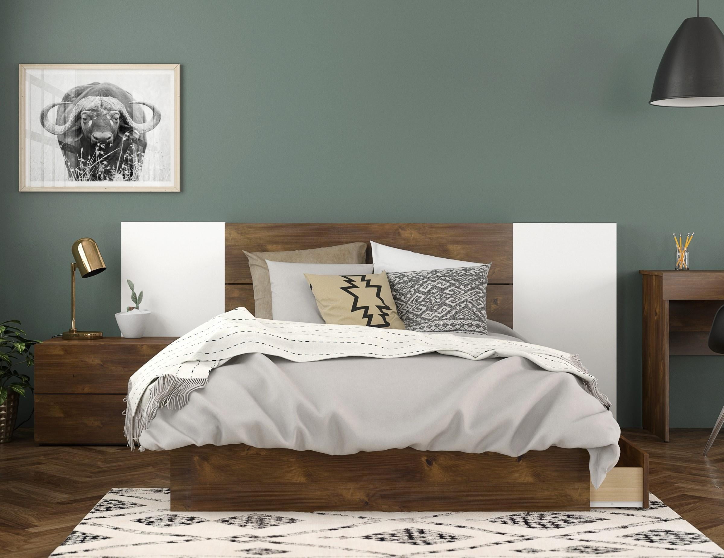 Rubicon 4 Piece Full Size Bedroom Set, Truffle - Walmart.com - Walmart.com