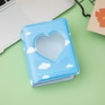thumbnail image 4 of Visland 3 Inch Mini Photo Album for Instax Camera Kpop Photocard Binder Love Heart Hollow Photocard Holder Book Business Card Book Holder Photocard Sleeves 40 Pockets, 4 of 8