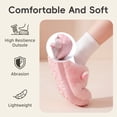 thumbnail image 4 of Fadezar Big Kids Fuzzy Slippers Winter Warm Cute Capybara House Shoes for Boys Girls, 4 of 5