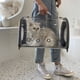 thumbnail image 4 of Bolsa de transporte para gatos, transparente, para salir, portátil, para coche, transpirable, para gatos, mochila para mascotas, mensajero portátil para gatos y perros, 4 of 5