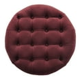 thumbnail image 3 of HomePop Large Tufted Round Storage Ottoman, Multiple Colors, 3 of 10