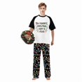 thumbnail image 3 of LuLiaMenton Matching Couples Christmas Pajamas Favorite Light Jesus Short Sleeve Long Pants Set, 3 of 5