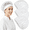 3pcs-White, variant on 3 Pcs Chef Hats for Women, Adjustable Cooking Chefs Cap Food Service Hair Nets, Reusable Kitchen Cooking Chef Cap - Reusable Washable