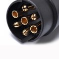 thumbnail image 3 of 7 Pin Plastic European Trailer Plug Tow Bar Electrics Connector 12V, 3 of 7