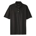 thumbnail image 4 of Yellow Rooster Men's Short Sleeve Dri-Mesh Polo T-Shirts Black XS, 4 of 5