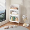 thumbnail image 5 of Book Shelf For Kids Rooms, 3 Tiers Kids Bookshelf And Toy Organizer, Nursery Book Shelves, Toddler Bookshelf, Toy Storage Organizer For Home Office, Playroom, Bedroom, 5 of 9