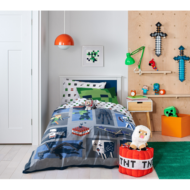Minecraft Twin Bed Set