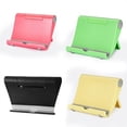 thumbnail image 3 of pitrice Desktop Phone Holder Foldable Anti Slip Mobile Phone Table Stand Cellphone Folding Bracket, Black, 3 of 8