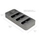 thumbnail image 4 of Organizador compacto de utensilios para cajones de cocina, bandeja de cubiertos, gris, 4 of 7