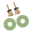 thumbnail image 3 of Cerraduras de Correa de Guitarra 2 Piezas Sunnimix Pasadores de Extremo Cabeza Plana verde, 3 of 8