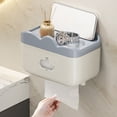 thumbnail image 4 of EQWLJWE Clearance,Toilet Paper Box Tissue Dispenser Toilet Tissue Box No-Drill Toilet Paper Box Waterproof Toilet Paper Box Tissue Rack, 4 of 6