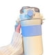 thumbnail image 3 of Botella de agua con pajita y aislamiento, a prueba de derrames, elegante, portátil, para niños y niñas, ideal para deportes al aire libre, color blanco, 3 of 13