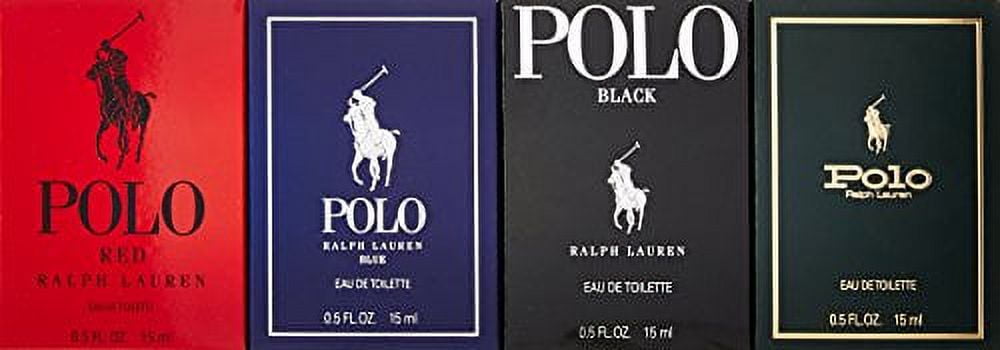 Ralph Lauren Polo Mini Cologne Gift Set for Men, 4 Pieces