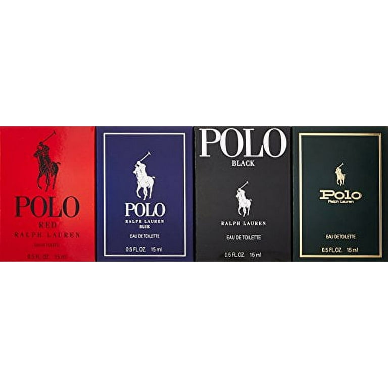 Ralph Lauren Polo Mini Cologne Variety Gift Set for Men, 4 Pieces