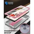 thumbnail image 4 of Poetic Étui Révolution pour Google Pixel 6 Pro 5G, Protecteur d'Écran Intégré Compatible avec Identification par Empreinte Digitale, Étui de Protection Robuste Antichoc avec Support, Rose Clair, 4 of 6