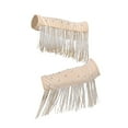 thumbnail image 4 of Segolike 1 Pair Latin Dance Arm Sleeves Competitions Shiny Comfortable Tassel Arm Sleeves Apricot Gold, 4 of 7