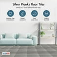thumbnail image 3 of Modern Vinyl Self Adhesive 12" x 12" Floor Tile Bathroom Kitchen Planks, 3 of 10