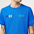 thumbnail image 6 of Mercedes Amg Petronas F1 Driver George Russell Unisex Gr63 Sports Blue T-Shirt, 6 of 11